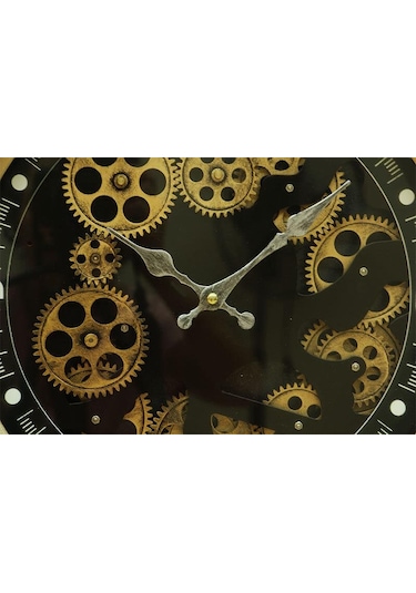 Kenpazar Saat Çarklı Duvar Saati Dekoratif Ev Ofis Hediyelik çok Renkli