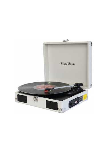 Record Master Rm-311 Açık Gri Renkli Pikap - Tüm Plaklar İle Uyum