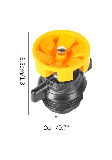 360 Derece Dönen Sulama Memesi Dönüm Yağmurlama Bahçe Çim Sulama 1/2 İnç Erkek Konu Otomatik Dönen Yangın Söndürme Cihazı