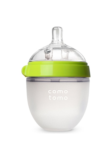 Comotomo Antikolik Yavaş Akışlı Silikon Biberon 150 ML - Yeşil
