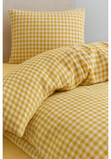 Ranforce Sarı Çift Kişilik Nevresim Seti Renkli