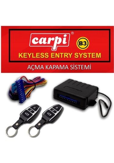 Carpi Açma Kapama 12v S.çıkışlı Siyah Oval