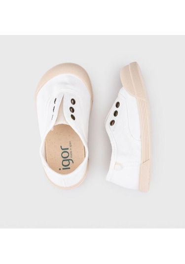Igor S10330-001 Lona Çocuk Günlük Ayakkabı Beyaz