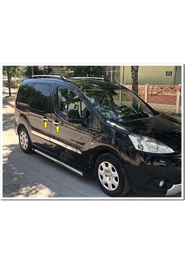 Db Chrome Peugeot Partner Tepee Kapı Kolu Nikelajı 2008-2018 4 Ka