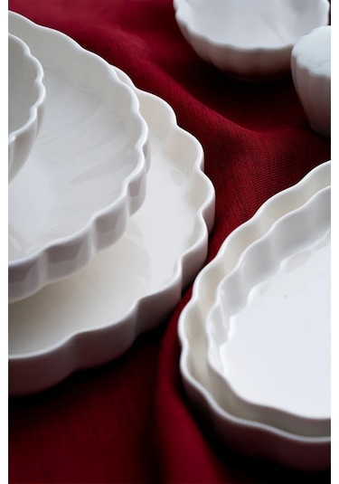 Acar Passion 29 Parça 6 Kişilik Yemek Takımı Beyaz