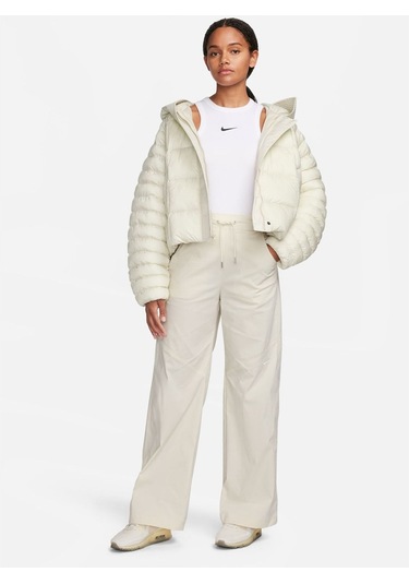 Nsw Essentials Prima Puffer Krem Kadın Mont Krem