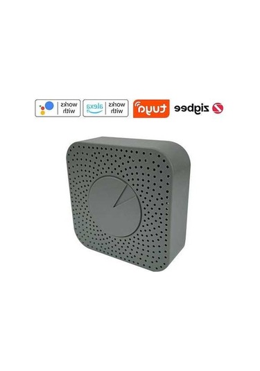 Supermarket1 Zigbee Akıllı Hava İzleyici: Formaldehit, Co2, Voc, Sıcaklık & Nem, Alexa & Google Home, Alarm, Gri