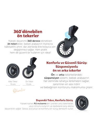 Huggy Easy Go Kabin Boy Otomatik Katlanır Bebek Arabası