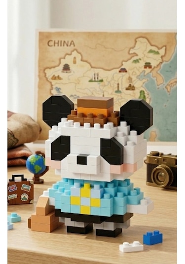 New Block Bricks 3d Puzzle Yapı Blokları Seti - Gezgin Panda