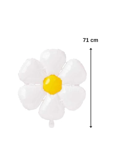 Papatya Folyo Balon 71 Cm Parti Kutlama Seti