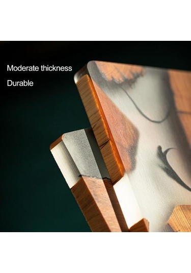 Büyük Bardak Altlığı Şeffaf Doku Yeniden Kullanılabilir Haşlanma Önleyici Diğer