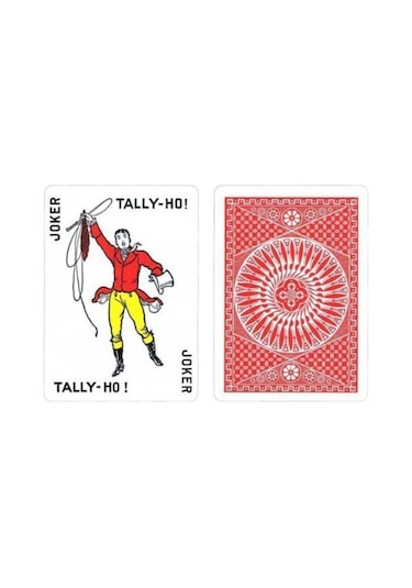 Tally-ho Circle Back Kırmızı Red Oyun Kağıdı İskambil Kartları Destesi