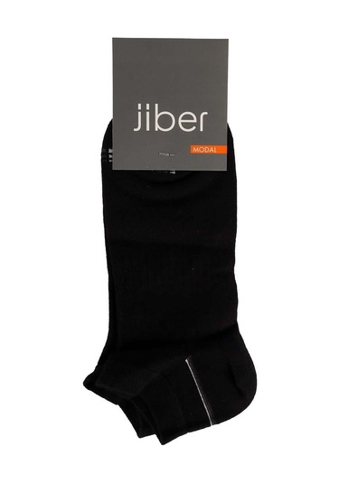 Jiber Erkek Modal Patik Likralı Çorap 6104/6106 - 6 Adet Siyah