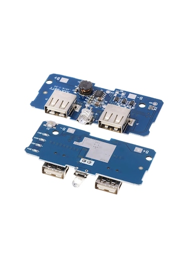 Powerbank Şarj Devresi, 5v 2a Charger Modül, Lityum Batarya, Mikro Usb İki Port,