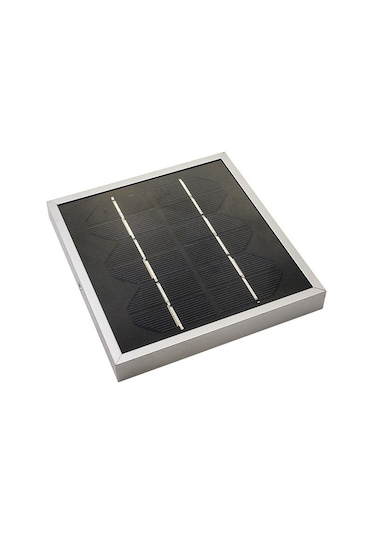 6 V 600ma Su Geçirmez Solar Panel - Alüminyum Kasa 130x130 MM
