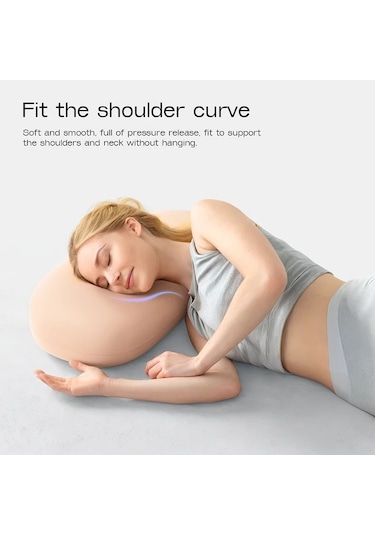 Fochsia Blue Yumuşak Bulut Boyun Yastığı Nefes Alabilir Tüm Mevsimler Ortopedik Rahat Mavi