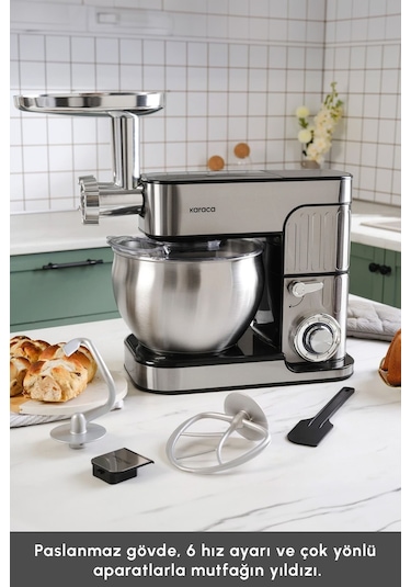 Karaca Inoxchef Pro 1300 W 7 LT Stand Mikser