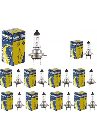 10 Adet Narva Ampul H7 12v 55w Halogen