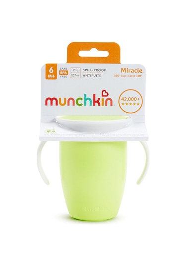 Munchkin Mucize 360° Alıştırma Bardağı 6 Ay+ 207 ML Yeşil