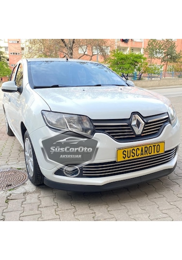 Renault Symbol 2013-2020 Uyumlu Üniversal Astra H Lip Esnek Ön Lip 2 Parça Tampon Altı Dil Karlık Ön Ek 00 Şüscaroto Aksesuar