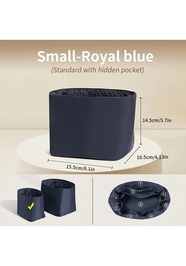 Fochsia Kahverengi Küçük İç Organizer Çanta Celine Kapışlı Kova Çanta İçi Düzenleyici Gümüş Eskitme