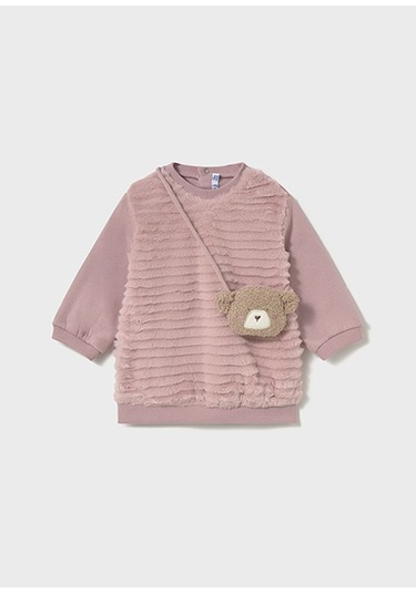 Mayoral Pembe Çantalı Bebek Elbise 2919 Pembe