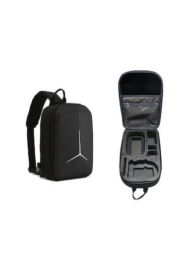 Depolama Çantası Messenger Çanta Dji Mini 3 /mini 3 Pro İçin Göğüs Çantası Siyah