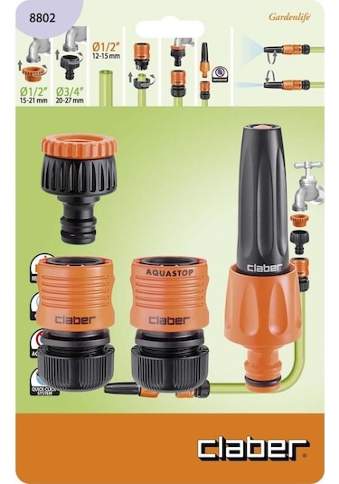 Sulama Başlığı Set Claber 8802