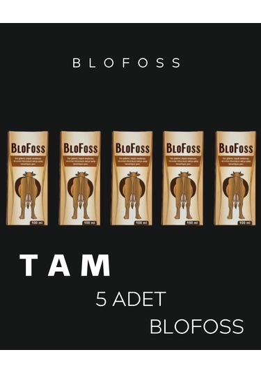 5 Adet Royal Blofoss Sindirim Düzenleyici Ve Gaz Giderici Şurup Bir Ürün 100 Ml