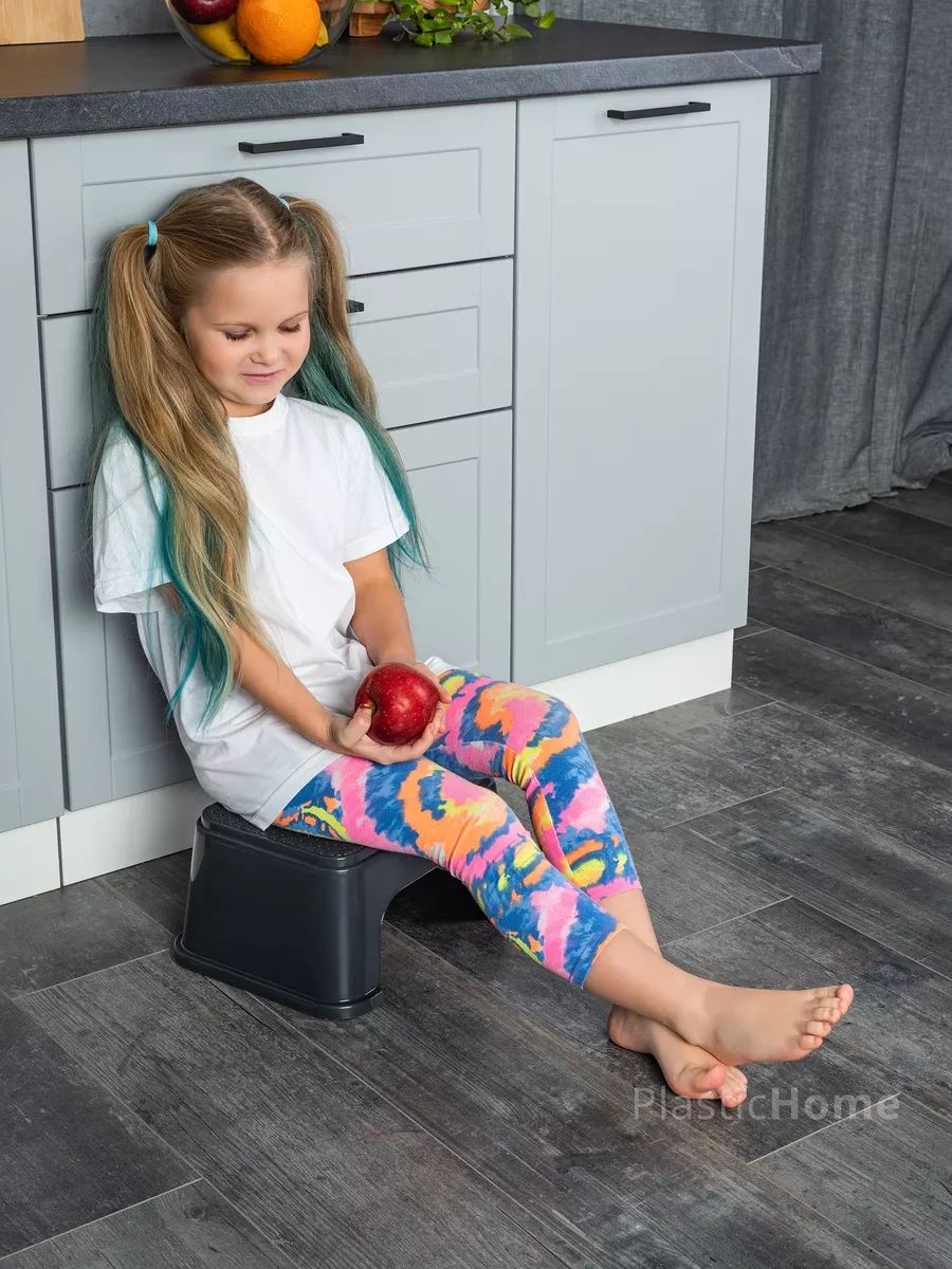 Al' Ternatıva Çocuklar İçin Basamak Tabure Ayak Desteği 188525201 Koyu Gri