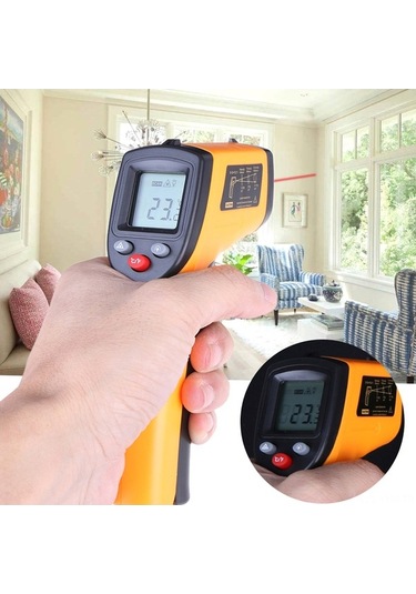 Dancemonkey Endüstriyel Kızılötesi Termometre -50 C İle 380 C Arası Hassas Ölçüm