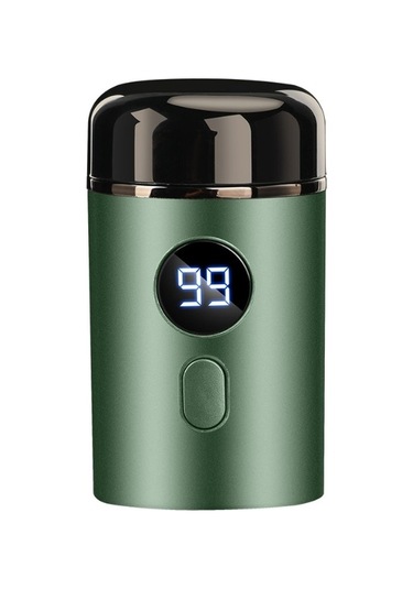 1pcs Avocado Green Erkekler Elektrikli Mini Tıraş Makinesi Şarj