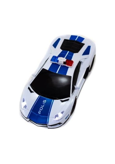1:12 Uzaktan Kumandalı Polis Lamborghini Şarjlı Araba