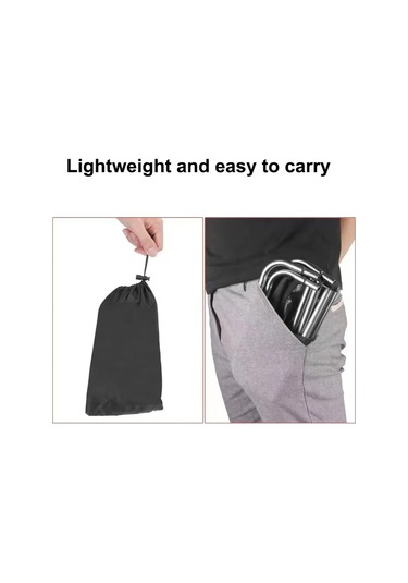 Ambition Taşınabilir Katlanabilir Sandalye Açık Mini Kamp Plaj Siyah