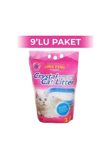 Long Feng Extra Silika Kristal Kedi Kumu 9 x 3800 ML