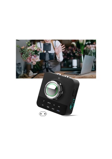 Ldac Bluetooth Uyumlu 5.0 Ses Alıcısı, Mikrofonlu Rca 3.5mm Aux 3dstereo Müzik Aptx Kablosuz Adaptörü, Tv Araba Hoparlörü