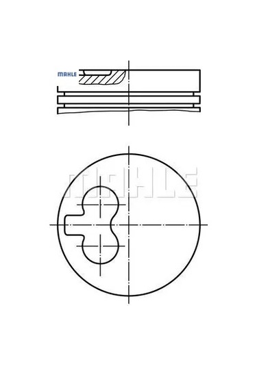 Piston Segman 92,00mm Std. Boxer-jumper 2.5d/dj5