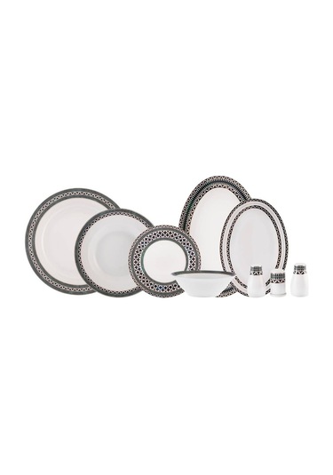 Karaca  Elegance Bone Cordoba 56 Parça 12 Kişilik Yemek Takımı Gold