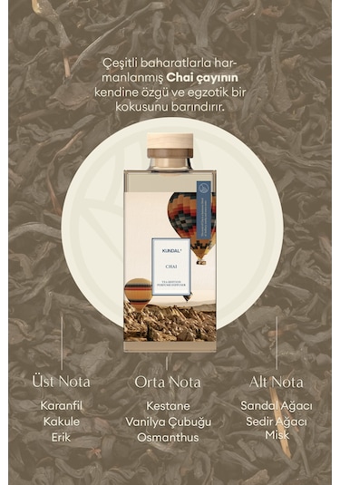 Kundal Tea Edition Chai Perfume Diffuser 140 ML