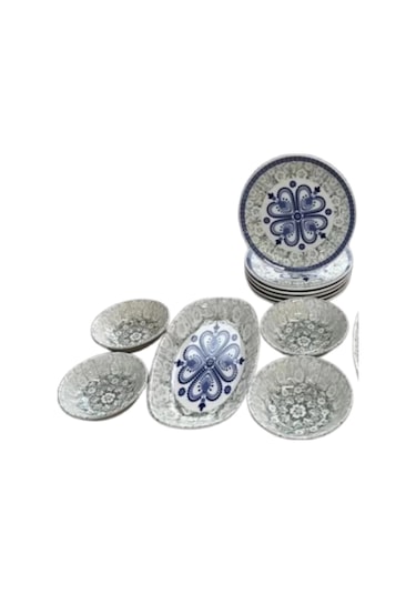 Cooker Ckr4203 Porselen Kahvaltı Takımı 14 Parça Çok Renkli