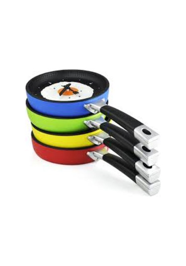 River World Mutfak İçin Saat Yumurta Tavası Modelli Çok Renkli