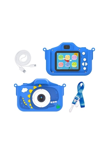 Trendooze Geeksen Çocuk Kamerası Kişiselleştirilmiş Tyrannosaurus Rex Fotoğraf İl