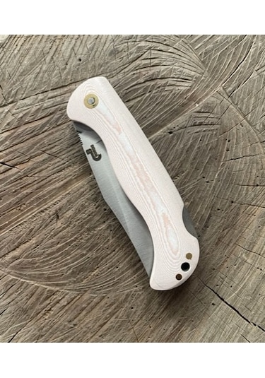 Dmr 4116n Çakı Özel Çelik Çakı Cep Çakısı Kamp Çakısı Klipsli Carbon 19cm Bej