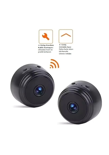 Mini Kamera Full Hd Uzaktan İzleme Özellikli Şarj Edilebilir