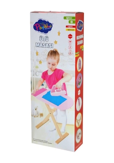 Ony-383 Playwood Ahşap Ütü Masası  Seti-Onyıl