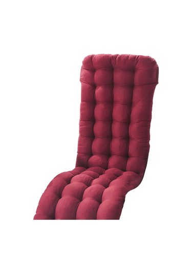 Suntek Magideal Rahat Polyester Bahçe Recliner Şarap-kırmızısı