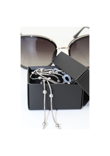 Çelik Gümüş. Çelik Boncuk Gözlük İpi. Gözlük Zinciri. Özel Tasarım Steel. Gözlük İpi. Gümüş