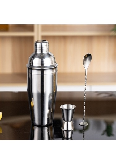 Wondernest Seti, Paslanmaz Çelik Barmen Bar Aleti 3'lü Lichen Kokteyl Takımı