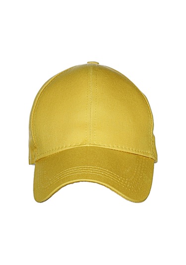 Düz Basic Unisex Şapka Fo 7073 Sarı