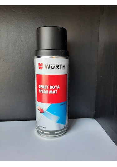 WÜRTH SPREY BOYA SİYAH MAT 400 ML